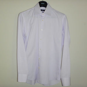 Light Pink stripped Hugo Boss Dress Shirt